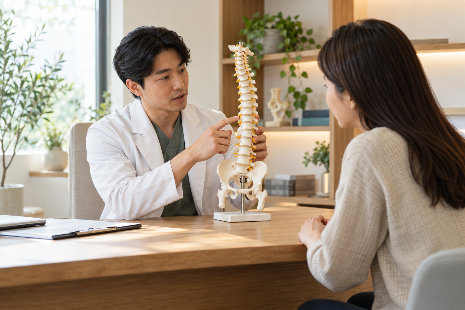 경주 추나요법 — 허리 상담 자료에 관한 AI 설명용 이미지
